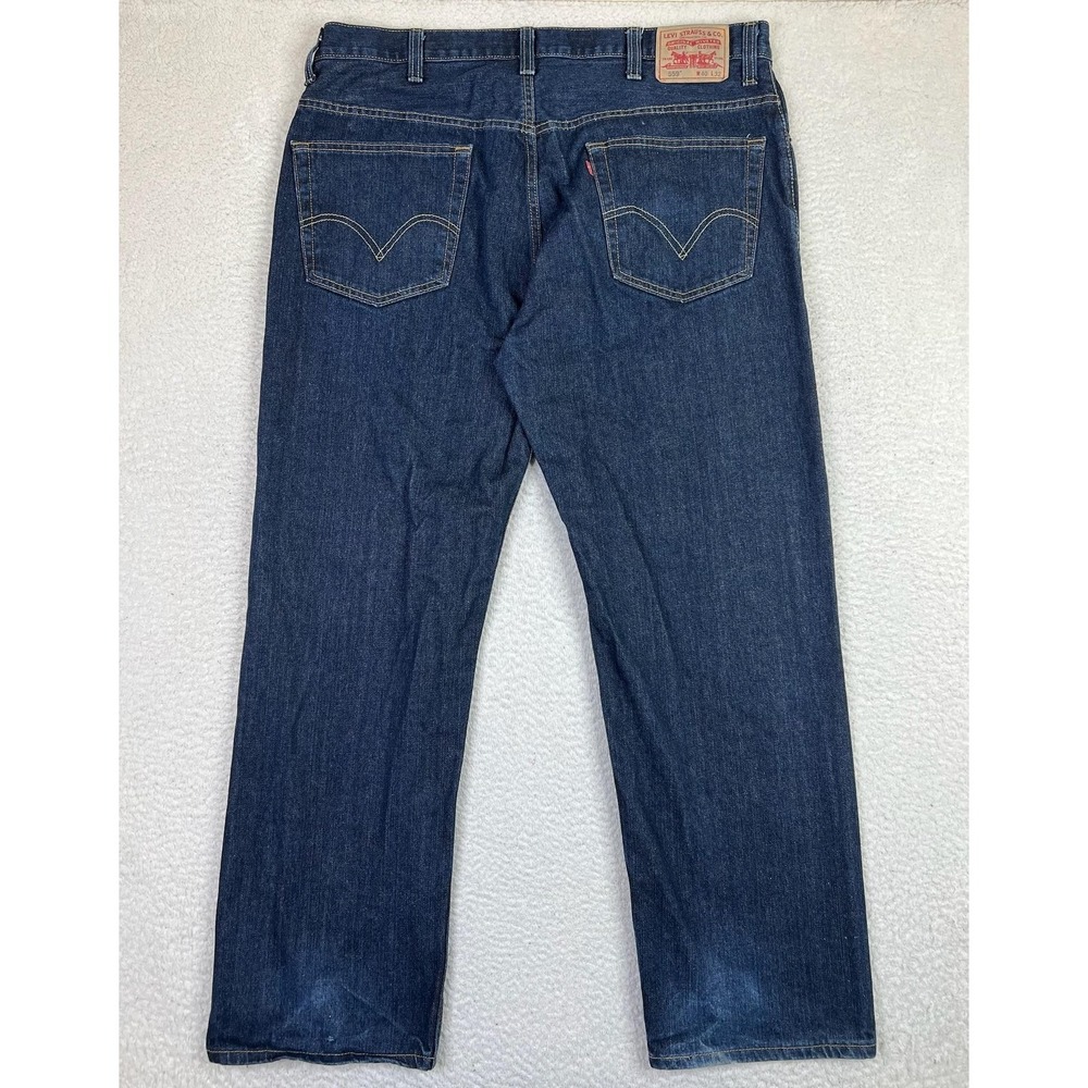 Levis 559 Jeans Mens 40x32 Blue Relaxed Straight Denim Pants Zip Fly 100% Cotton - Picture 2 of 15